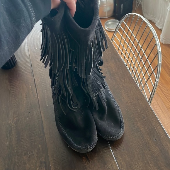 Suede boots - Picture 1 of 8